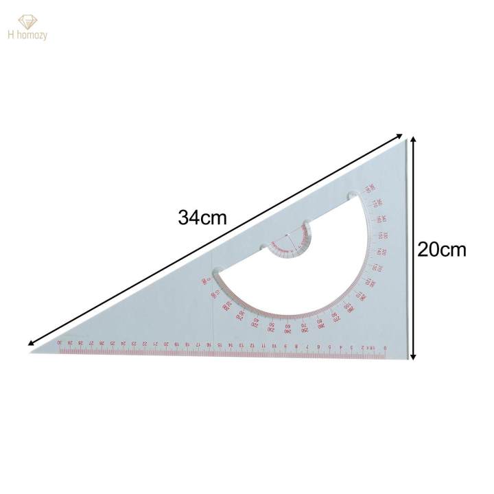 Chart%20Drawing%20Triangle%20Ruler%20Portable%20Multifunctional%20Durable%20Protractor%20for%20Ship%20Drawing%20Comic%20-%20Image%203