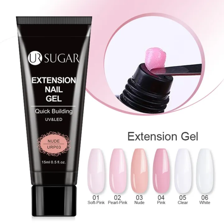 UR%20SUGAR%2015ml%20Acrylic%20Quick%20Extension%20Nail%20Gel%20Nail%20Polish%20Pink%20Clear%20Hard%20Jelly%20Soak%20off%20Gel%20Manicures%20Finger%20Extend%20-%20Image%208