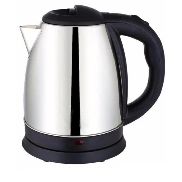 Electric kettle steel body 1.8 liters 1500 watts automatic instant heating multicolor