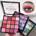 16 Colors Ultimate Shadow Palette Matte Glitter Purple Eyeshadow Palette Neon Powder Pigments Cosmetics. 