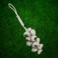 Artificial Foam Garlic Hanging String Vegetable Home Decoration - White. 