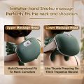 Massager Machine - Hand Kneading Massager - Electric Cervical Hand Finger Massager with Heat - REchargeable Neck & Shoulder Massager, 3D Bionic Hand Kneading Massage, 3 Modes Flexible 30% Hand for Back Pain Relief- Gift for Men & WomenWith Free Gift Nano. 