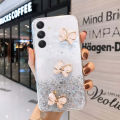 New Phone case For Samsung Galaxy A24 Glitter Soft Transparent Butterfly Stars glitter Moon For Samsung A24 Phone cover. 