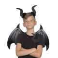 Realistic Devil Wings with Hair Band Perfect for Halloween Cosplay Photography Ultralight Costume Prop. 