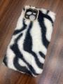 Apple Iphone 13 Case for Girls Women Warm Winter Fluffy Soft TPU Shockproof Phone Case. 