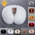 Windproof Faux Collar Cozy Faux Fur Neck Warmer Scarf for Winter Unisex Design less Than Women Winter Fake Collar. 