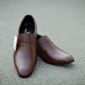 LIGHT EVERY Formal shoes Brown for men & boys. Dress shoes new designs synthetic leather shoes. Embossing design quality shoes.. 