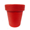 Fiber pots size 5x5- Multicolor. 