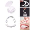 Invisible Snap-On Teeth Veneers | Instant Smart Smile Cover for Men & Women | Teeth Gap & Stain Corrector | Natural White Dental Braces – Comfortable Fit. 