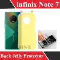 INFINIX NOTE 7 Back Ultra-ThinJelly Sheet with 3 Layers Jelly Sheet Protector. 