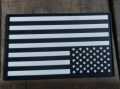 Pvc Rubber logo patches hook & loop velcro. 