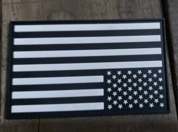 Pvc Rubber logo patches hook & loop velcro