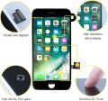 Original Bokman for iPhone 8 Black Screen Replacement Parts Full Display Assembly with Earpiece Speaker and Front Facing Camera Pre-assembled (. 