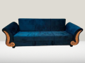 Sofa Combed With Storage 3 Seater Dark Blue Valvet & Custumize Colours Special Offer Available From Customized........ 