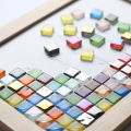 100g/lot Crystal Glass Mosaic Tile Handmade Creative Material For Kids DIY Fengshi. 