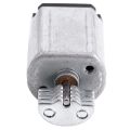 2X DC1.5V-9V 0.08A 3200RPM Output Speed Micro-Vibrating Motor, 18X15X12mm Silver. 