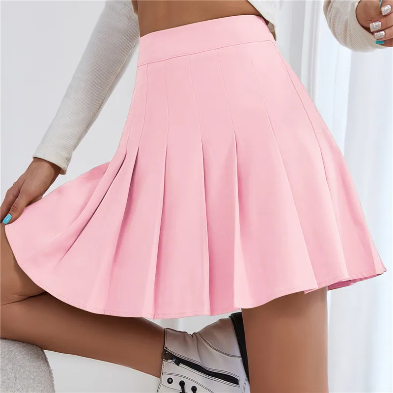 2023 Summer Preppy Style Y2K High Waisted Women Mini Skirts Pleated A Line Korean Fashion Harajuku Female Tennis Skirt Daraz.pk