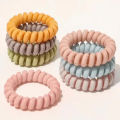 12 Pcs Spiral Hair Ties - Elastic, Colorful, and Comfortable for All Hair Types. 