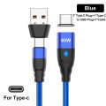 PD60W USB C To Type C Magnetic Cable for iPhone 15 Pro Max 3A Fast Charger Cable USB Type C Data Cable for iPad Laptops Samsung. 
