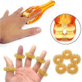 2 Pcs Finger Roller Massager and 5 Pcs Acupressure Massage Rings for Finger Hand Massage, Hand Blood Circulation Massage Roller. 