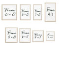 Single Minimalist Modern Rectangular Horizontal Customized Photo Frames Photo Wall Decoration Photo Frame Wall Art Hanging Home Decoration Picture Gallery for Living Room Study Room. 