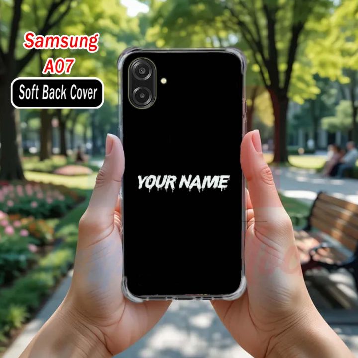 Samsung Galaxy A07 Back Cover - Your Name Soft Case | Daraz.pk