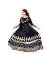 Stitched embroidery 3pc Maxi dress for Girl  and women. 
