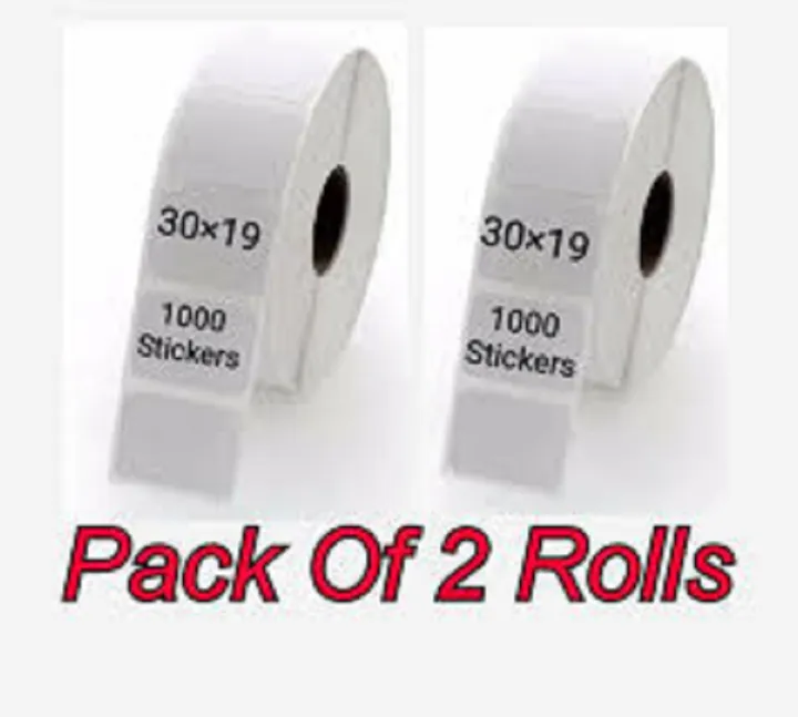Barcode%20Label%20(Pack%20of%203)Sicker%20Roll%20-%20Size%2030mm%20x%2019mm%20(Single%20Track)%202000%20Stickers%20-%20Image%202
