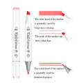 Superior Dual Tip Alcohol Base Graphic Art Markers Set Touch Soft Head Graphic Markers For Sketching. 
