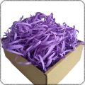 Purple Color Premium Shredded Paper Filler for Gift Packing – Crinkle Cut Paper Shreds for All Your Packaging Needs. 