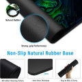 Razer Large Gaming Mouse Pad Thick Non Slip Rubber Base Mouse pad Mice Smooth Cloth Mouse Pads for Computers. 