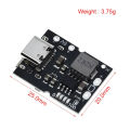 Type-C USB 5V 2A Boost Converter Step-Up Power Module Lithium Battery Charging Protection Board. 