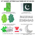 14th August Letter Flag Theme Collection Set For Decorate Your Home School Offices Restaurant Parties & Functions Pakistan Happy Independence Day Celebration Party Decor Supplies Jashan E Azadi 14 Aug Decoration Balloons Themes Celebrate Event : YlOPaNKw. 