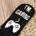 Baqsoo 1 Pair Funny Ankle Socks,  Do Not Disturb I'm Gaming  Cotton Novelty Socks Gamer Socks - Perfect Gamers Gift for Game Lovers - Christmas Birthday Halloween Present. 