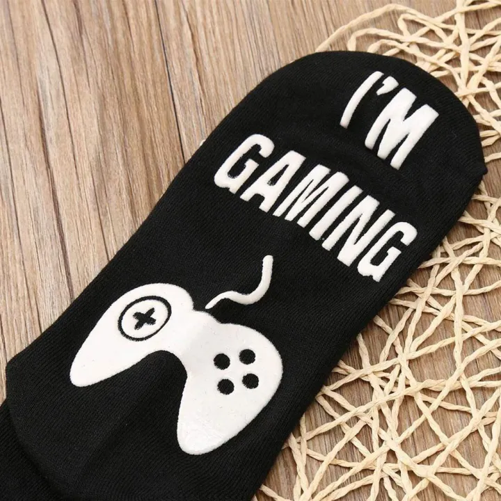 Baqsoo%201%20Pair%20Funny%20Ankle%20Socks,%20%20Do%20Not%20Disturb%20I'm%20Gaming%20%20Cotton%20Novelty%20Socks%20Gamer%20Socks%20-%20Perfect%20Gamers%20Gift%20for%20Game%20Lovers%20-%20Christmas%20Birthday%20Halloween%20Present%20-%20Image%203