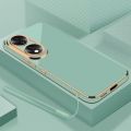 For Honor X7b Case Luxury Square Plating CLK-LX1, CLK-LX2, CLK-LX3 Phone Case ShockProof Silicone Back Cover Fundas. 