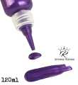 Purple Metallic Acrylic Paint - Permanent Waterproof Paint 60ml and 120ml. 