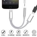 Splitter For Type C To 3.5mm Audio Type C Charging Audio Earphone Charger Adapters For Xiaomi Mobile Phone Accessories TXTB1. 