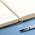 pc, B5/A5, 136 Pages, B5 Waterproof Soft PP Glue Notebook, Colorful Minimalist Diary, Notebook, Horizontal Line Notebook, Office, Home, School Notebook. 