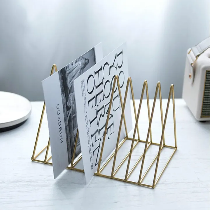 Triangle%20Book%20Rack%20Magazine%20Holder,%209%20Sections%20Iron%20Art%20Vintage%20Desktop%20File%20Organizer%20Bookshelf%20for%20Magazines,%20Books,%20Newspapers%20in%20Bathroom,%20Family%20Room,%20Office,%20Den%20-%20Image%206