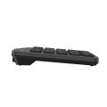 A4tech Fstyler FGK21C 2.4G Wireless Numeric Keypad - Backspace Key - USB C Rechargeable - For PC, Laptop, Mac - Grey. 