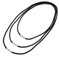 Nylon Rope Necklace Soft Rope Jewelry Necklace 3mm Wax Cord Necklace for Men And Women. 
