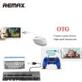 Original REMAX Micro USB OTG Plug for Android Mobile to Pen Drives Extend Storage Read U-Disk Connect Mouse Keyboard Mini Size. 