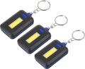 Mini Cob LED Keychain Flashlight Key Chain Portable Key Ring Light. 