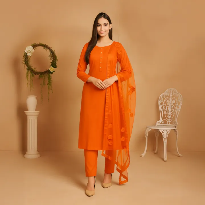 Rubika%20Fashion%20Most%20Hit%20Unstitched%203%20Piece%20Collection%20Katan%20Silk%20Plain%20Shirt%20%20&%20Trouser%20With%20Net%20Dupatta%20For%20Women%20Dress%20for%20women%20-%20Image%203