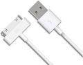 30-Pin USB Sync Charger Cable Compatible for Old iPhone 4 4S 3G 3GS, iPad 1 2 3, iPod Touch, iPod Nano. 