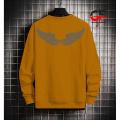 Reflected Angels Wings Sweatshirt Printed Style Fleece Sweat shirts For Men. 
