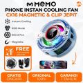 New MEMO CX16 Cooling Fan HP Magnetic AI Cooling Fast Heat Dissipation Gaming Streaming or pubg ,Free fire etc Mobile Radiator Fan Cooler For Mobile - 15W / 25W Power - Freezed Instantly - Heatsink For Mobile - Working Fastly - ORIGINAL. 