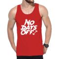 No Days Off Printed Sleeveless Inner Wear Basic Tank Sando Polyster Cotton Banyan For Men. 
