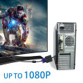 Jiesen Hd Dvi 24+1 to Vga Adapter Dvi-D to Vga Cable 1080P Hd to Simulator. 
